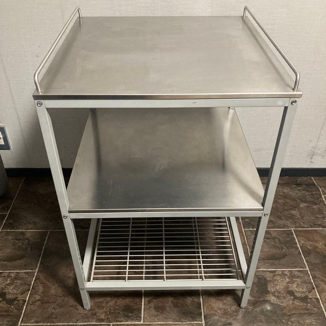 IKEA ステンレスワゴン UDDEN 作業台　(廃盤) 希少 廃盤モデル IKEA UDDEN ステンレスワゴン キッチンワゴン 作業台