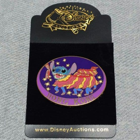 【レア】DisneyAuctions スティッチ ピンバッジ