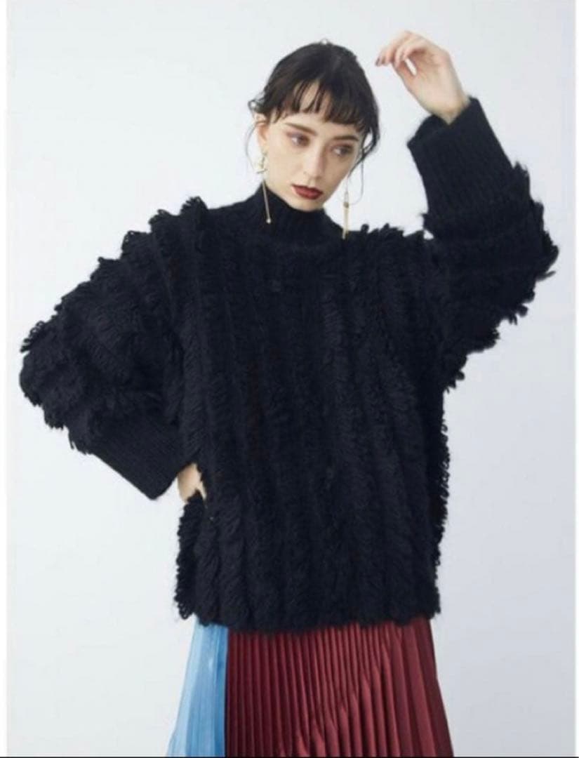 UN3D. 　アンスリード　ループニット　LiSA着用　ブラック