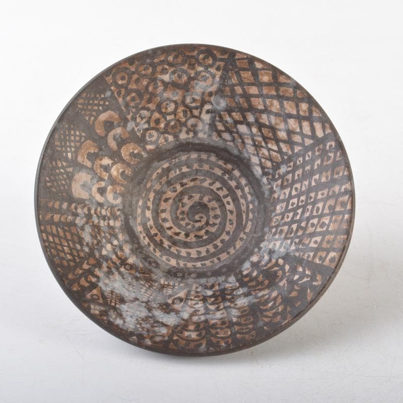 中国 磁州窯 鉄絵 渦巻文 鉢 碗 V R6100 - メルカリ