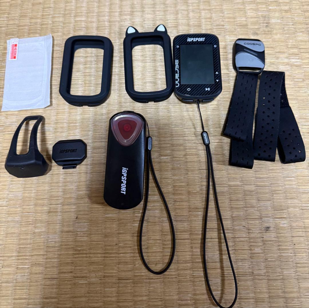 IGPSPORT サイコン　リアライト　ロードバイクおすすめセット！