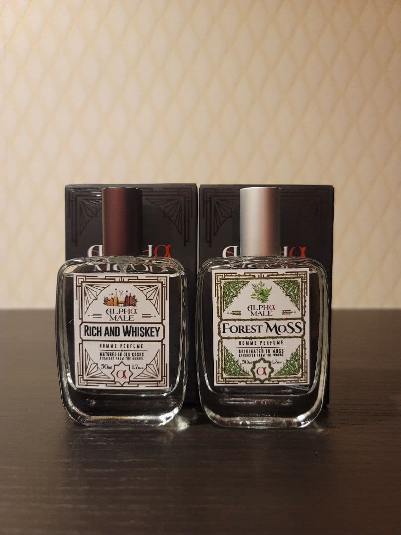 ALPHA MOOD リッチ＆ウィスキー＆フォレストモス 香水セット