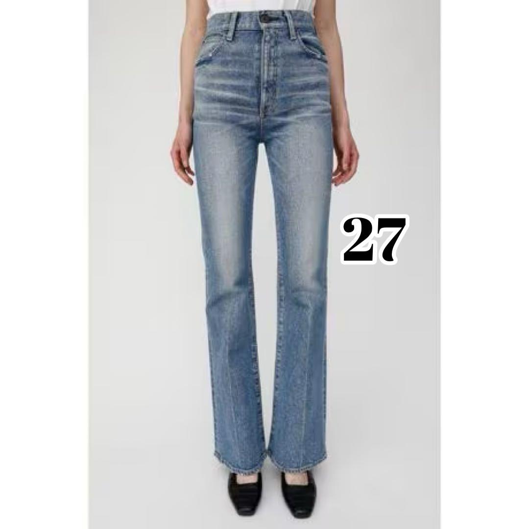 大人気✨moussy MVS FLARE フレアデニムパンツ 27 BLUE MOUSSY | 【新色登場】MVS D/BLU FLARE (フレア ) |SHEL'TTER WEBSTORE