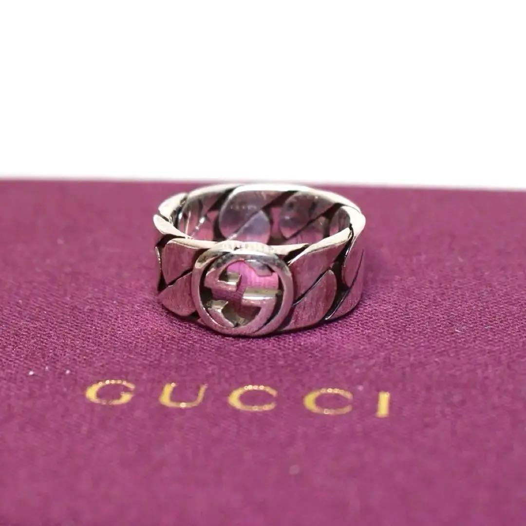 新品 グッチ リング インターロッキングG 15号 指輪