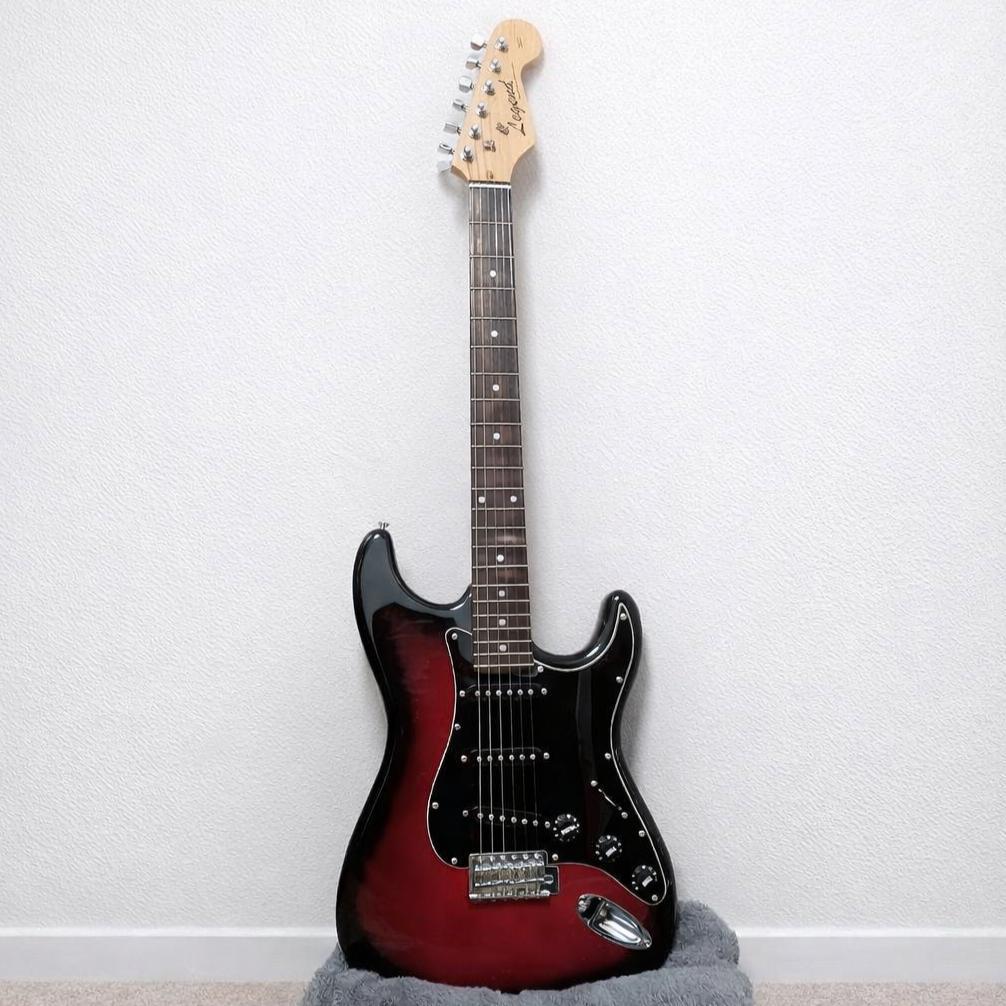エレキギター Legend サンバーン レッド ブラック 赤 黒 ソフトケース 61U0xgiv85L._AC_UF350,