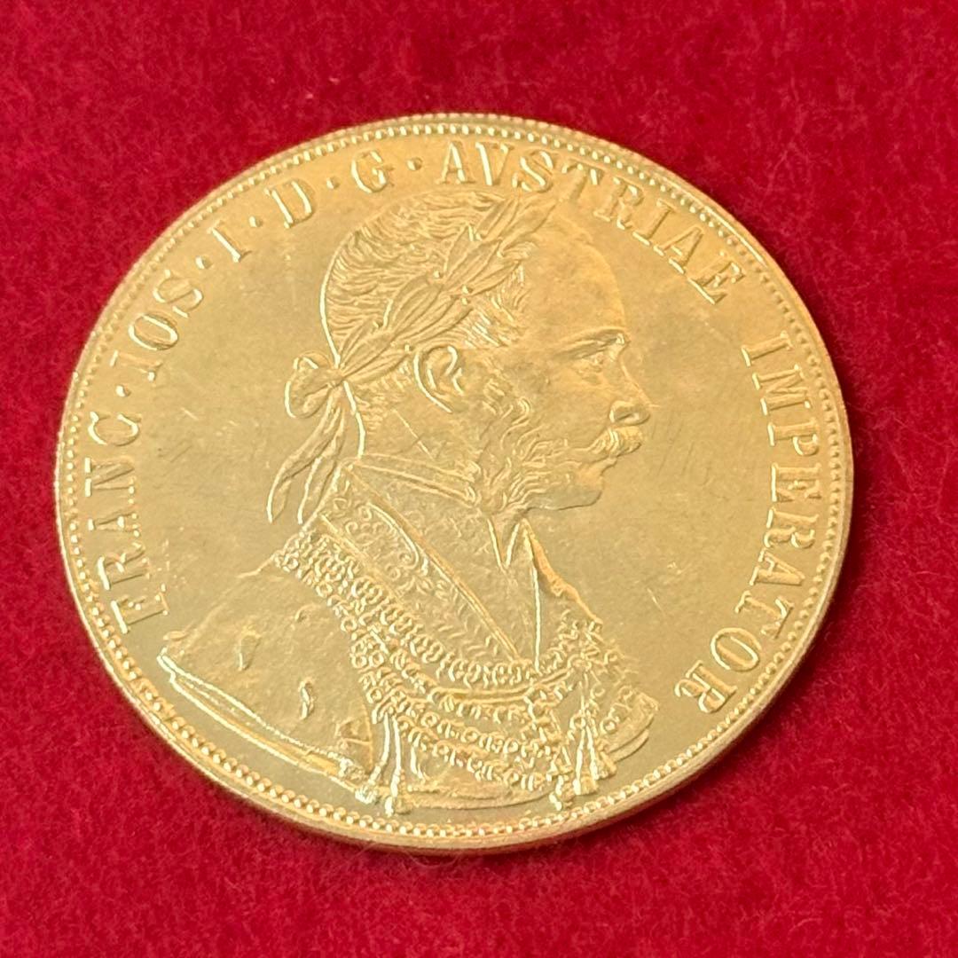 オーストリア 古銭 双頭 ヨーゼフ 海外 1915 ダカット コイン 鷲 大型
