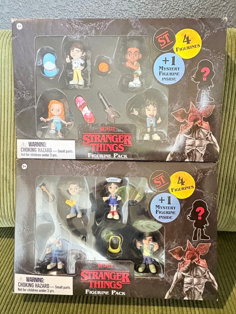 【新品】ストレンジャーシングス　フィギュアパックx2 計10体セット 新品】ストレンジャーシングス フィギュアパックx2 計10体セット