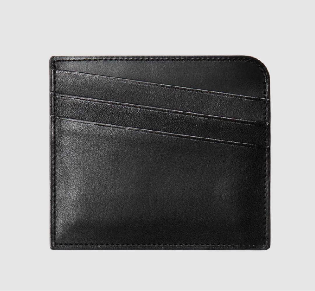 土屋鞄 ブラックヌメ カードホルダー