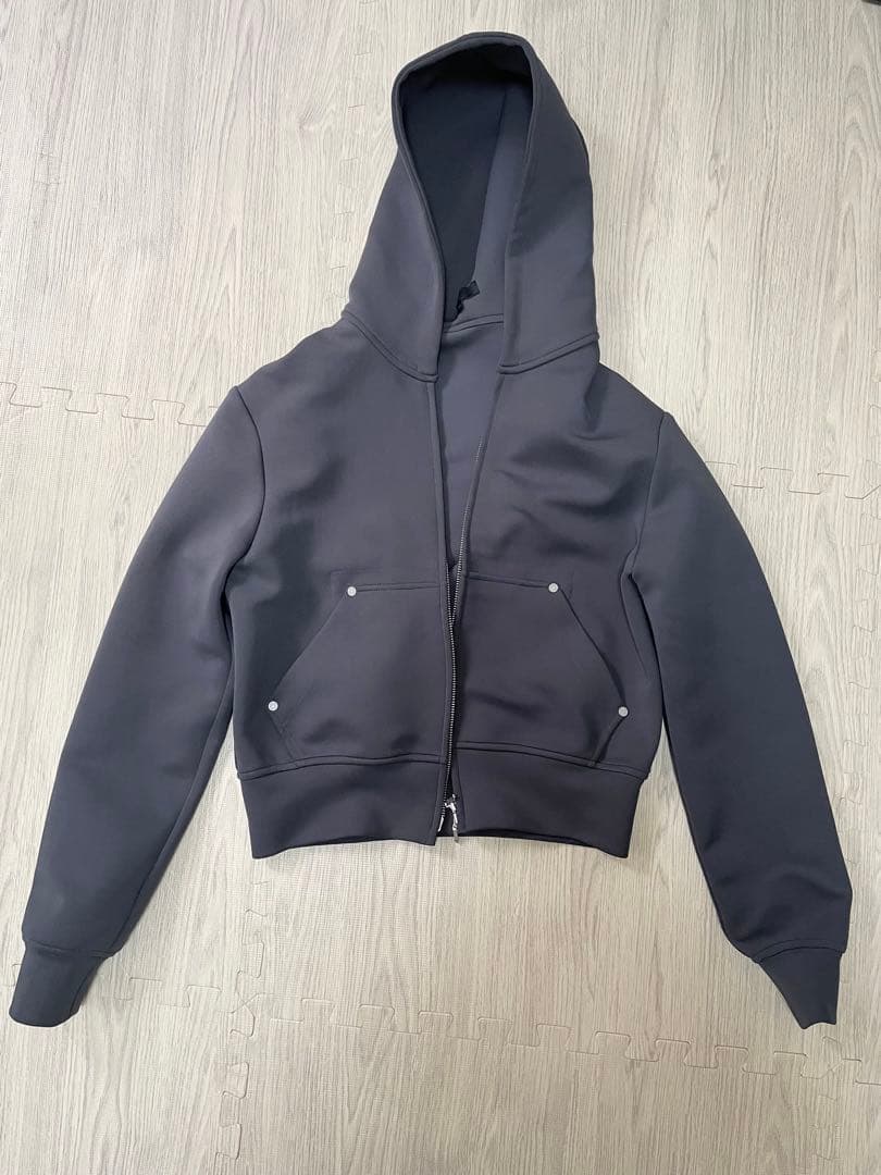 トップス Omar Afridi cardi hoodie 24ss 44 オマールアフリディ Omar Afridi Cardi Hoodie Cardi Knit （SLATE