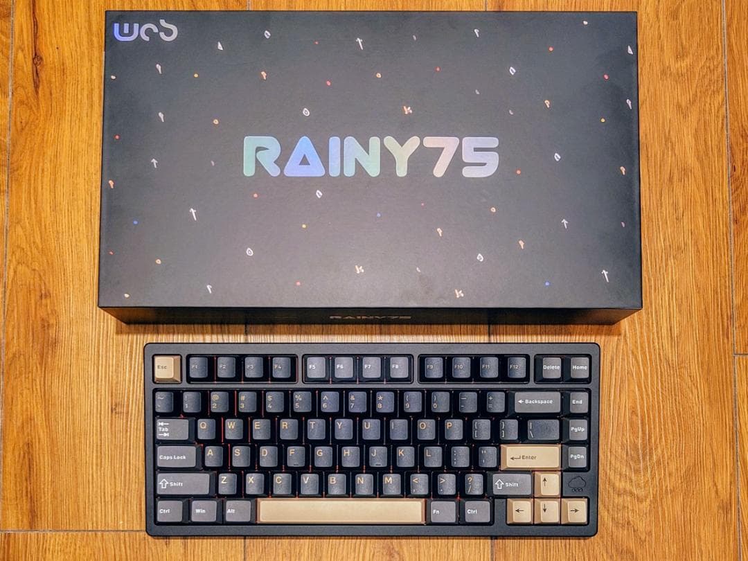 【ほぼ未使用】WOBKEY Rainy75 Pro ブラック WOBKEY Rainy 75 Pro JIS 日本語配列