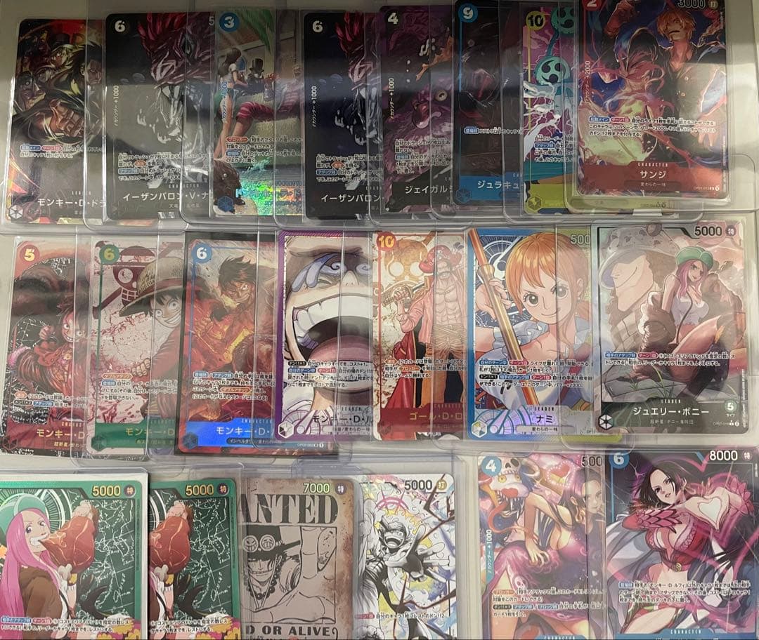 ワンピースカード　まとめ売り　ギア5プロモ、エース手配書、金文字ボニー2枚　など ジュエリー・ボニー(金文字/漫画絵)【L】{OP07-019} - カードラッシュ