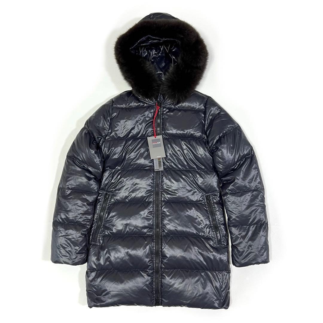 デュベティカ KAPPA ダウンコート フード ファー ブラック 40 L