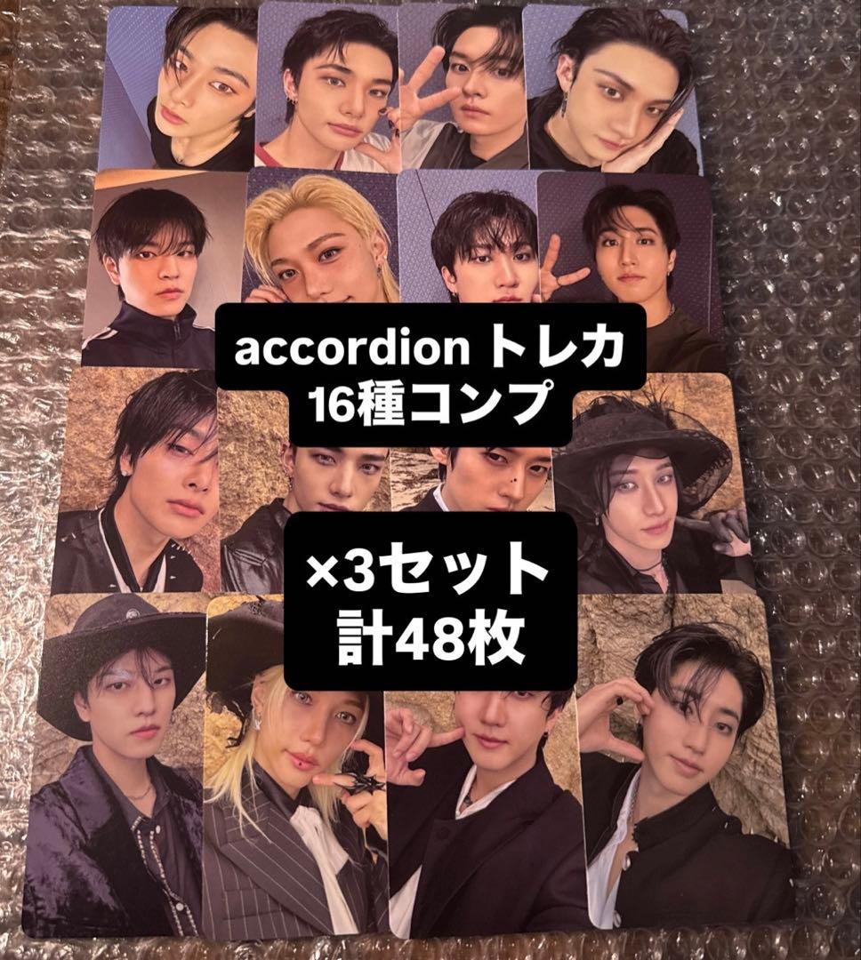 straykids doit トレカ accordion 封入 16種コンプ×3