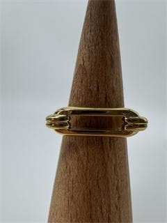 K18ゴールド リンクデザインリング3.19g 11号