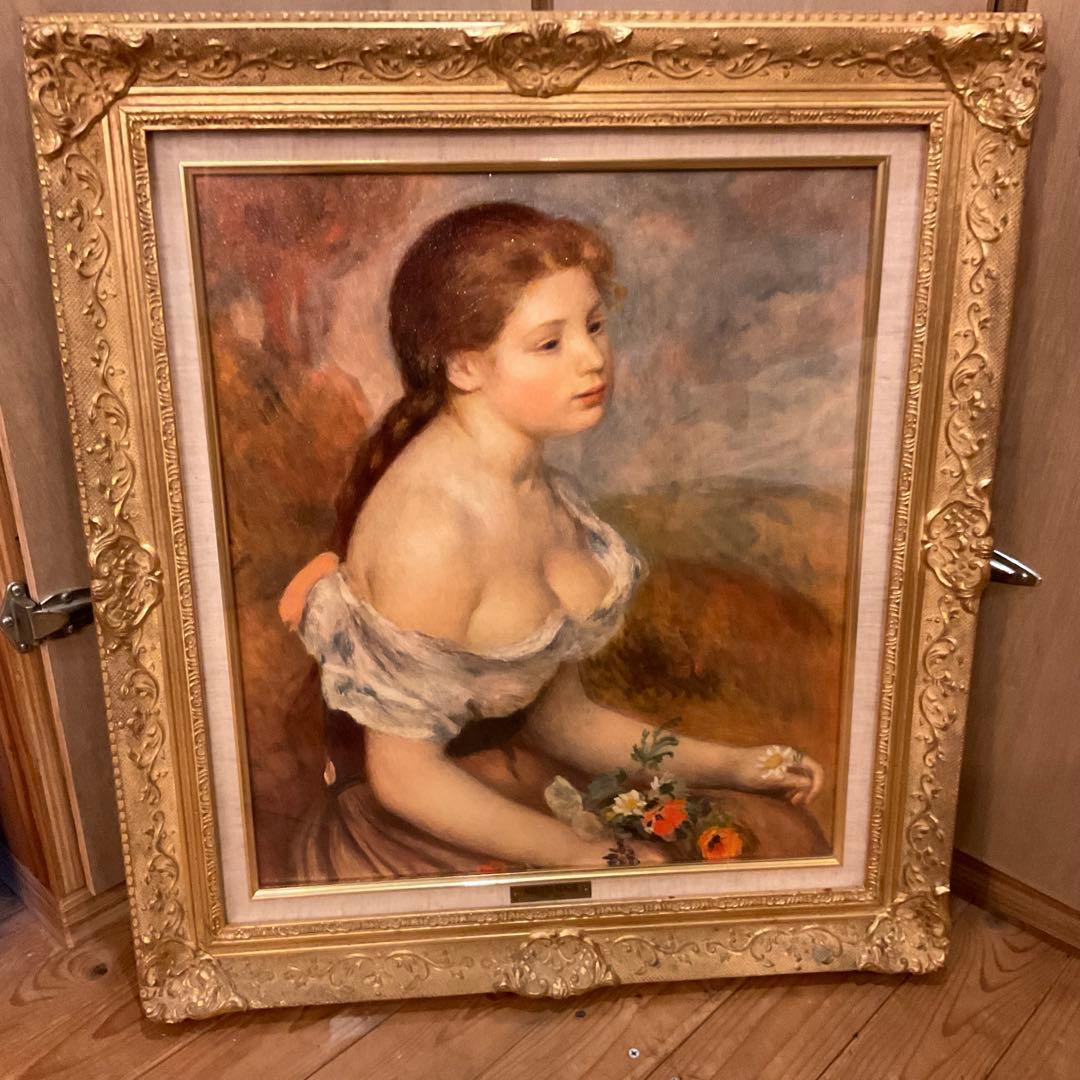 71cm×63cm！ルノワール「花を持つ少女」ルノアール 「雛菊を持つ少女」 楽天市場】【受注生産品】 ルノワール【花持つ少女】［ac-707b］世界の