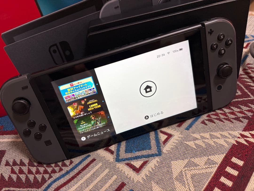 Nintendo Switch グレー 本体ジャンク品 - メルカリ