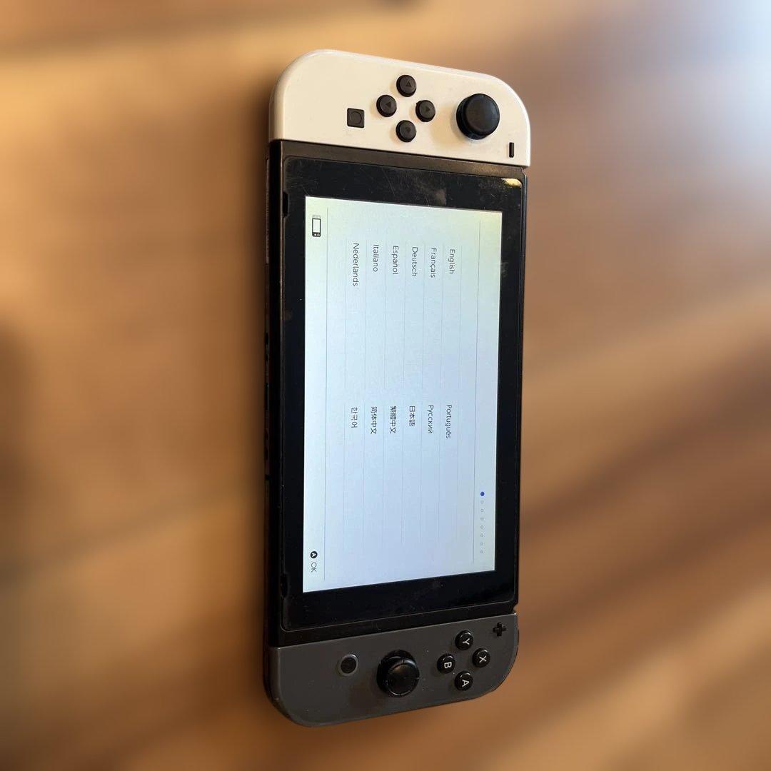 Nintendo Switch ホワイト/グレー 本体のみ　ジャンク