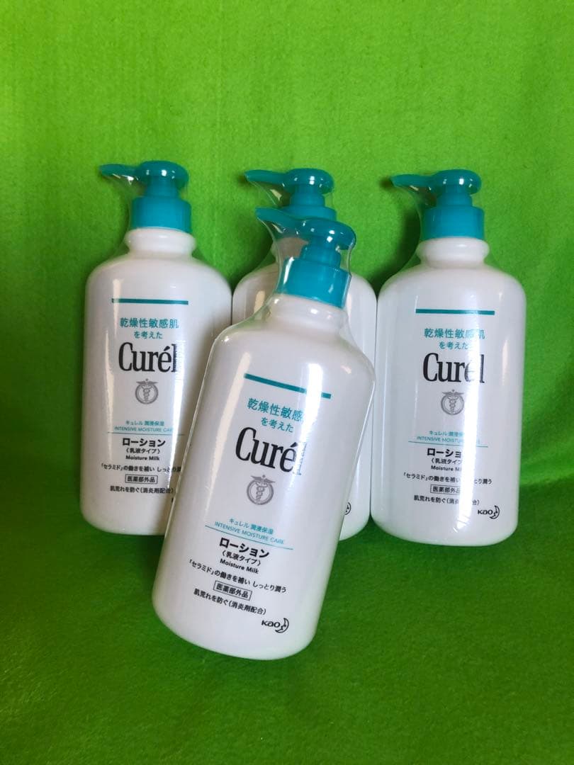 キュレル ローション ポンプ 410ml 4本 未開封