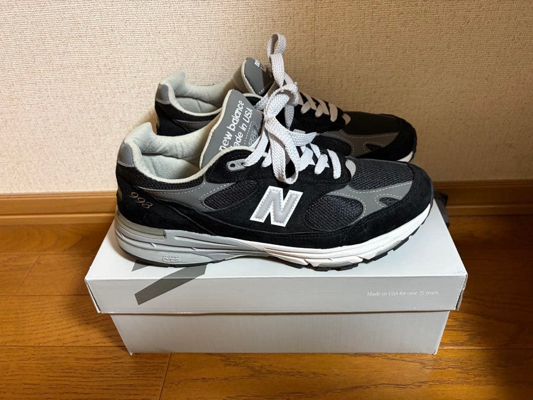 ニューバランス 993 BK Buy New Balance 993 Made In USA 'Black White' - MR993BK | GOAT