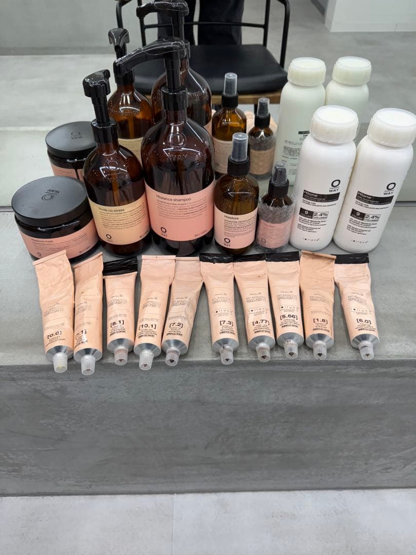 OWAY オーウェイオーガニックHカラーセット（開封、未開封混在）