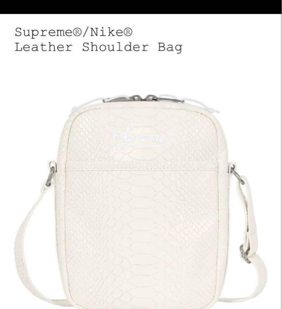 Supreme x Nike Leather Shoulder Bag か