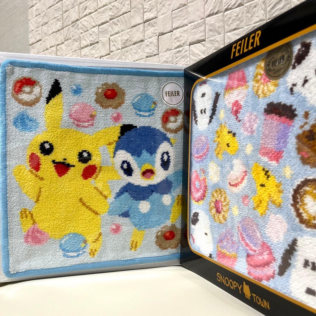FEILER フェイラー PEANUTS スヌーピー Pokémon ハンカチ