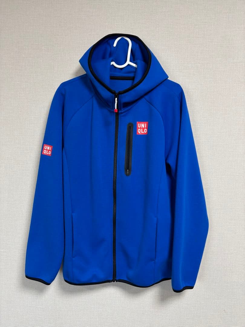 UNIQLO錦織圭モデルスエットパーカージャケットウォームアップウエア硬式テニス 68741-114-