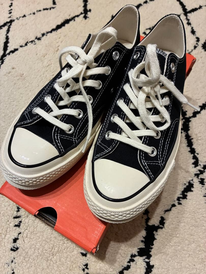 CONVERSE オールスター ブラック ローカット　ct70 チャックテイラー CONVERSE CT70 BLACK LEATHER． | andPheb Staff Blog