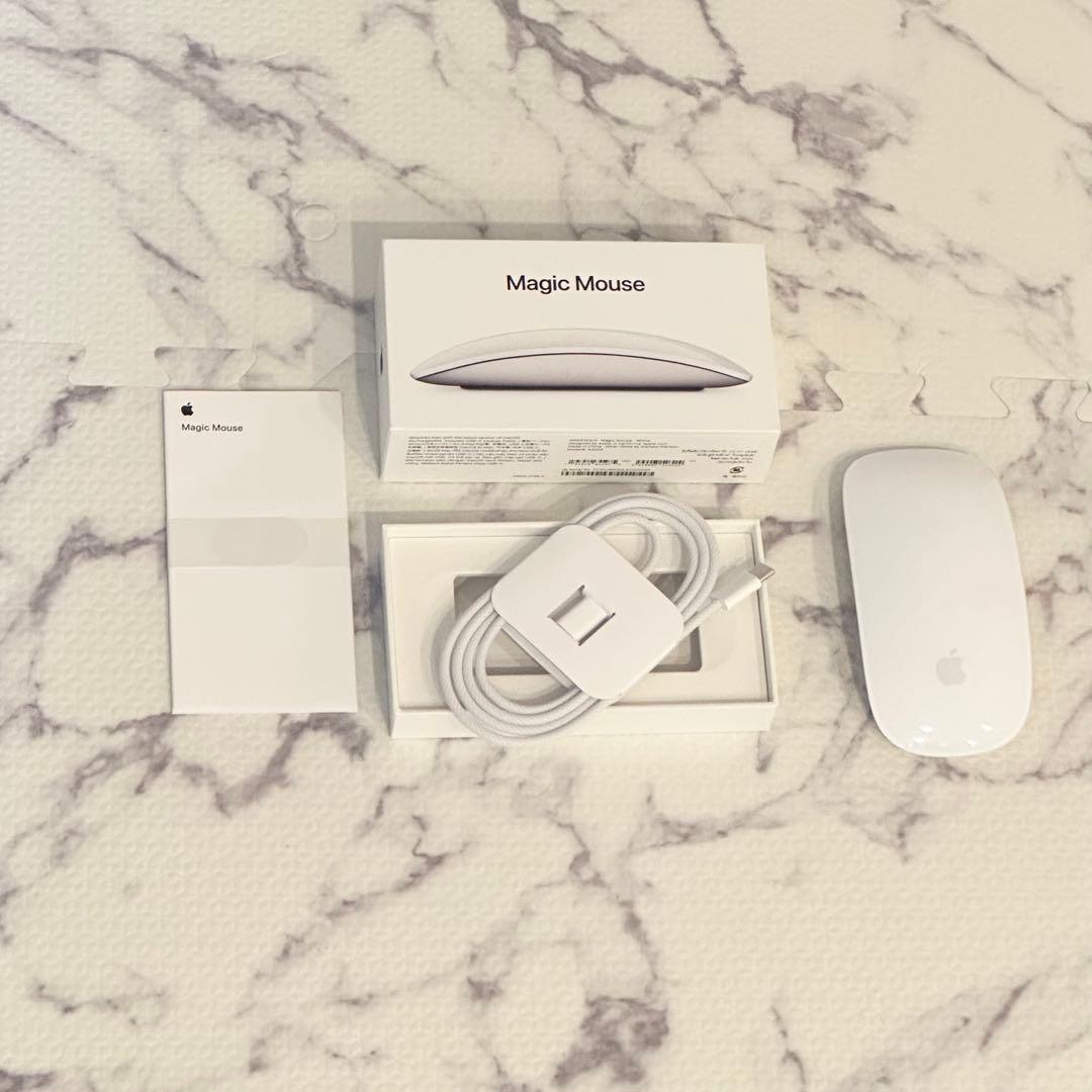 【美品】Apple Magic Mouse USB-C ホワイト