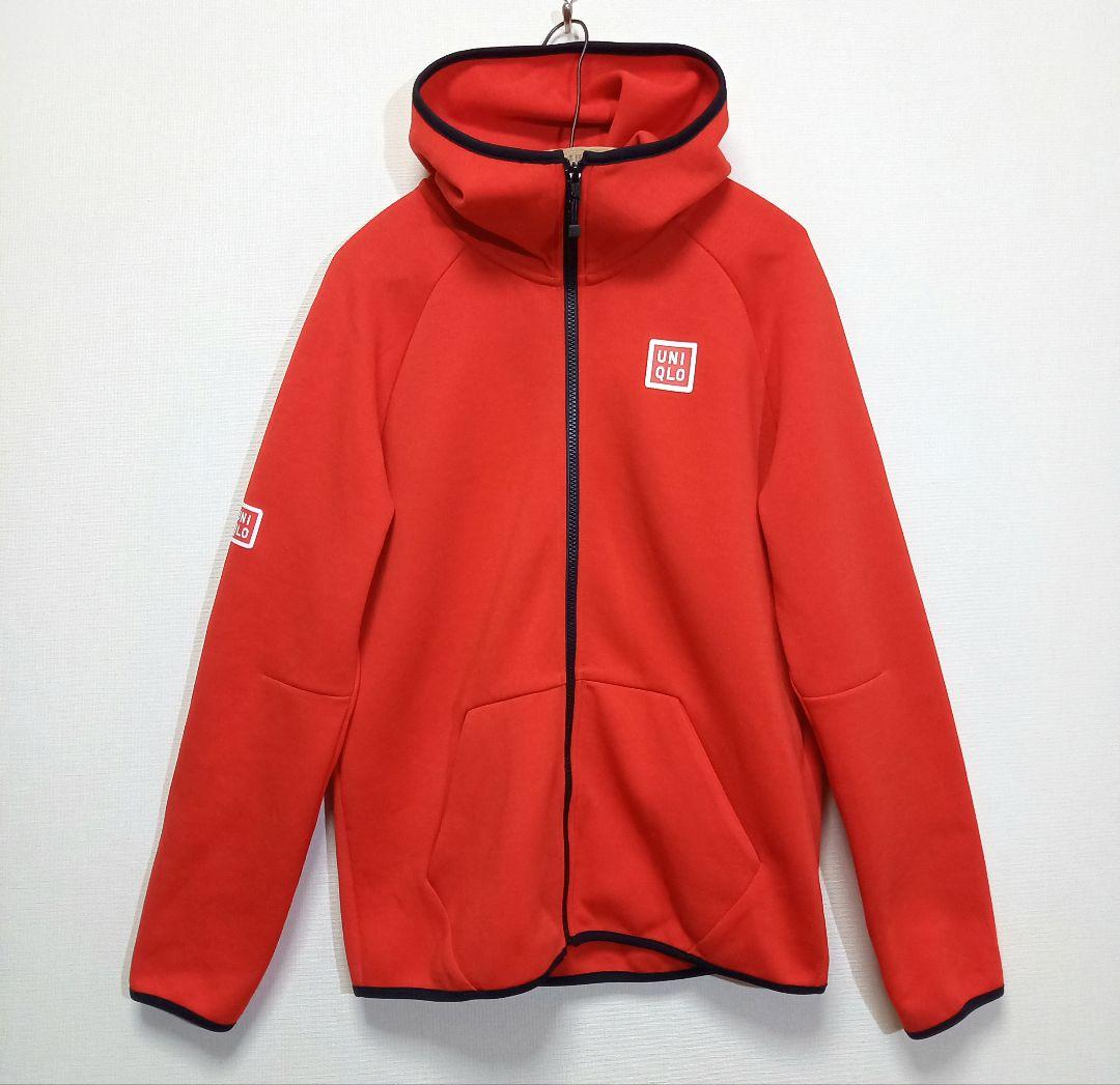 L！錦織圭モデル ユニクロ NK ドライストレッチ スウェットパーカー