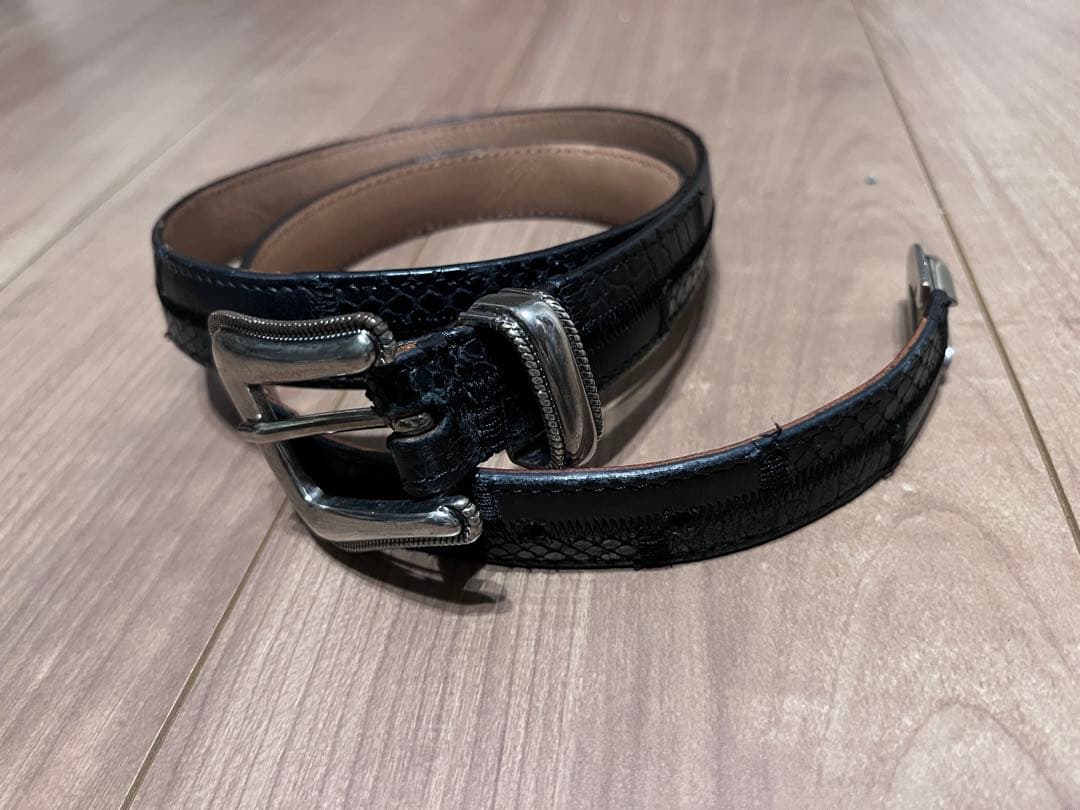 小物 Supreme Patchwork Ranger Belt Black21ss