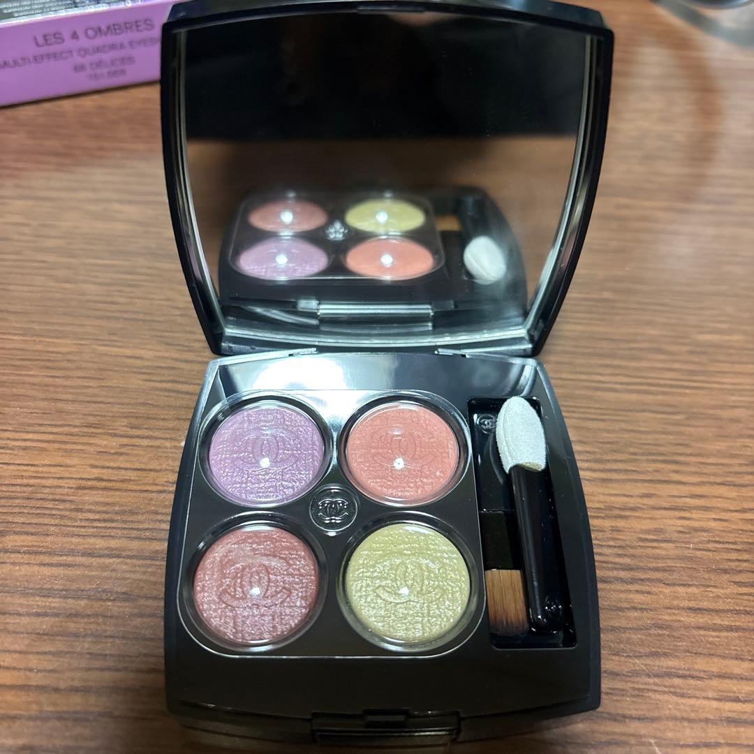 CHANEL アイシャドウパレット 68 デリス 新発売CHANEL限定アイパレット】2023春コスメ メイクVol.2 レキャトル