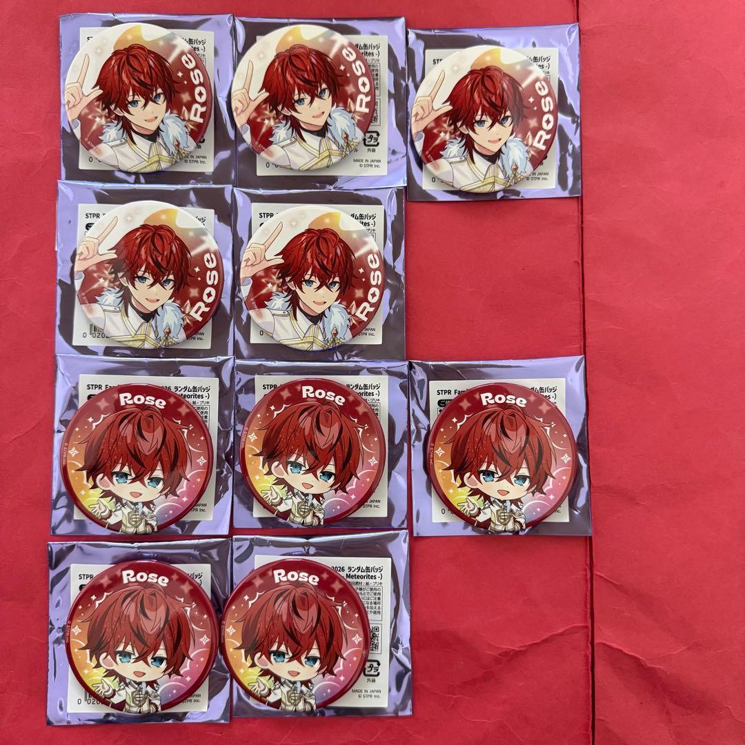 新品 すとふぇす 2026 缶バッジ めておら ロゼ セット まとめ売り