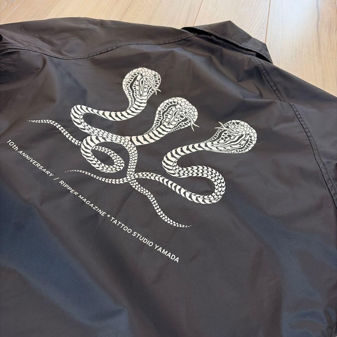 TATTOOSTUDIOYAMADA 山田蓮　コーチジャケット TATTOO STUDIO YAMADA コーチジャケット L 山田蓮 - メルカリ