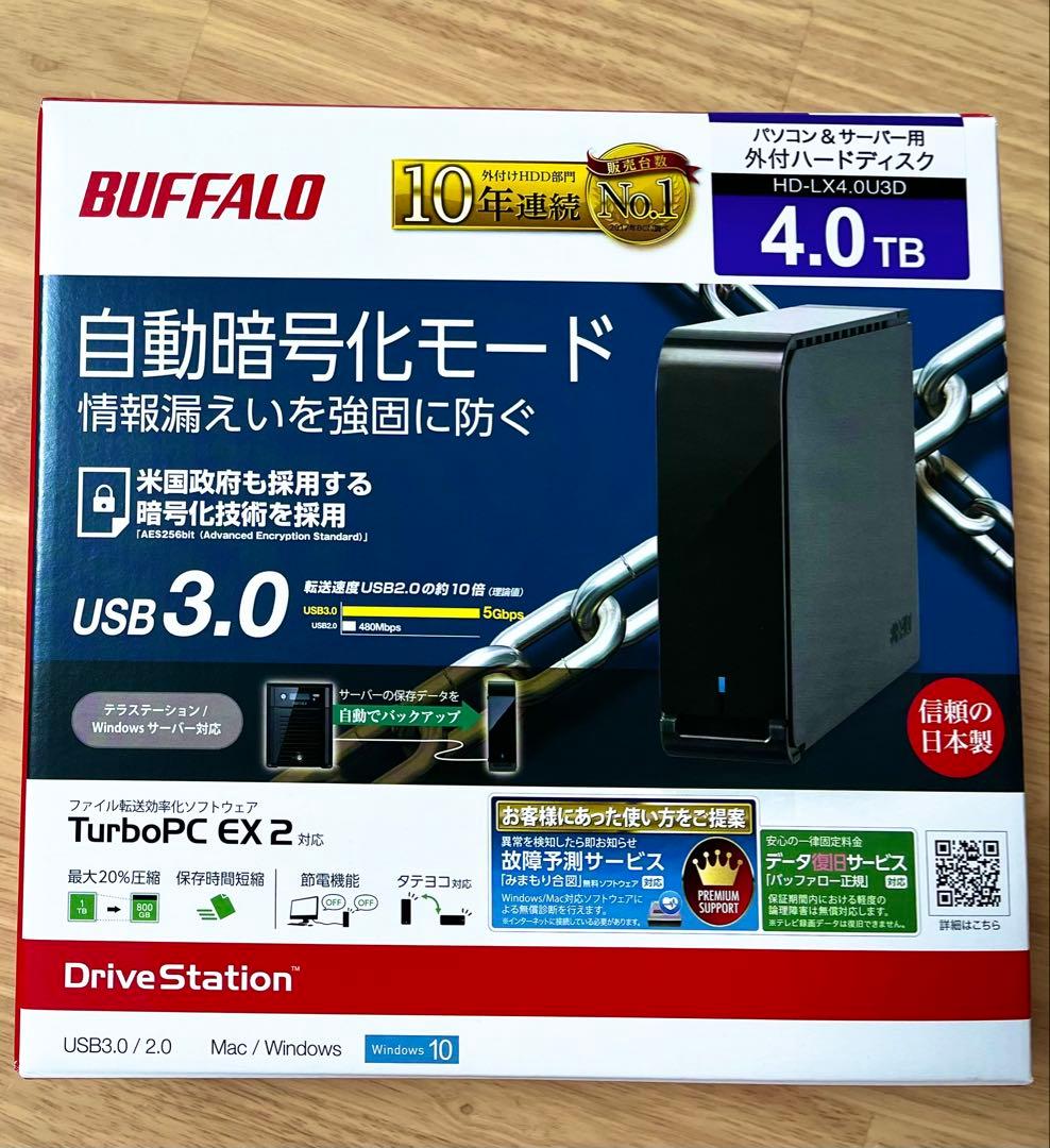 ★1月限定★初売りセール1月末まで1000円引き⑤BUFFALOHDD 4TB