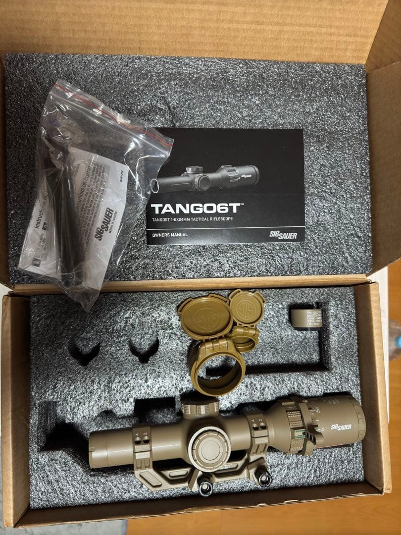 SIG TANGO6T スコープ　実物同様　サバゲー　LPVO セラコート サバゲーの実物装備の通販サイト デザートカウボーイ / Sig Sauer