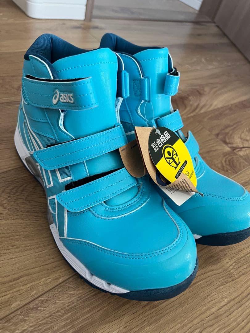 asics 安全靴 青 JSAA A種