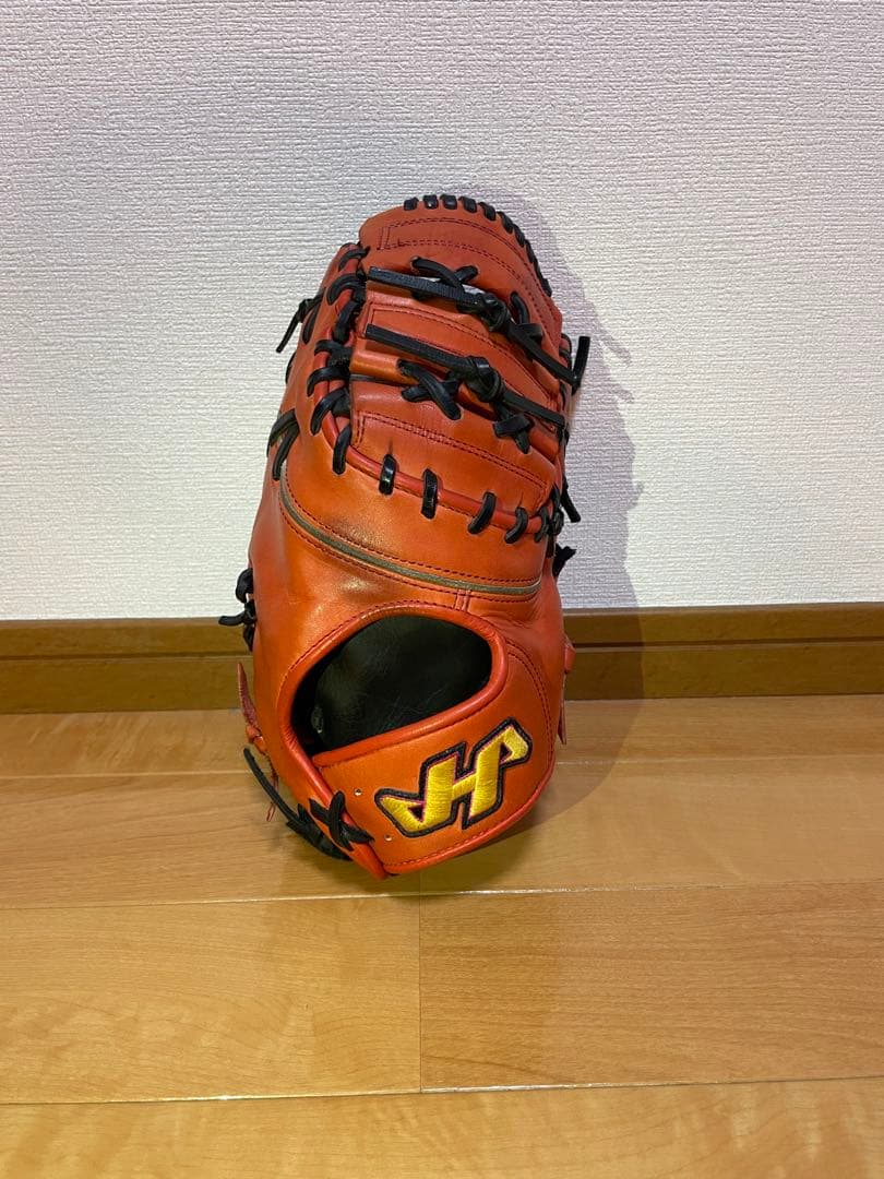 ま*も様 大人用　ハタケヤマ 軟式グローブ ファーストミット th-f01wb.jpg