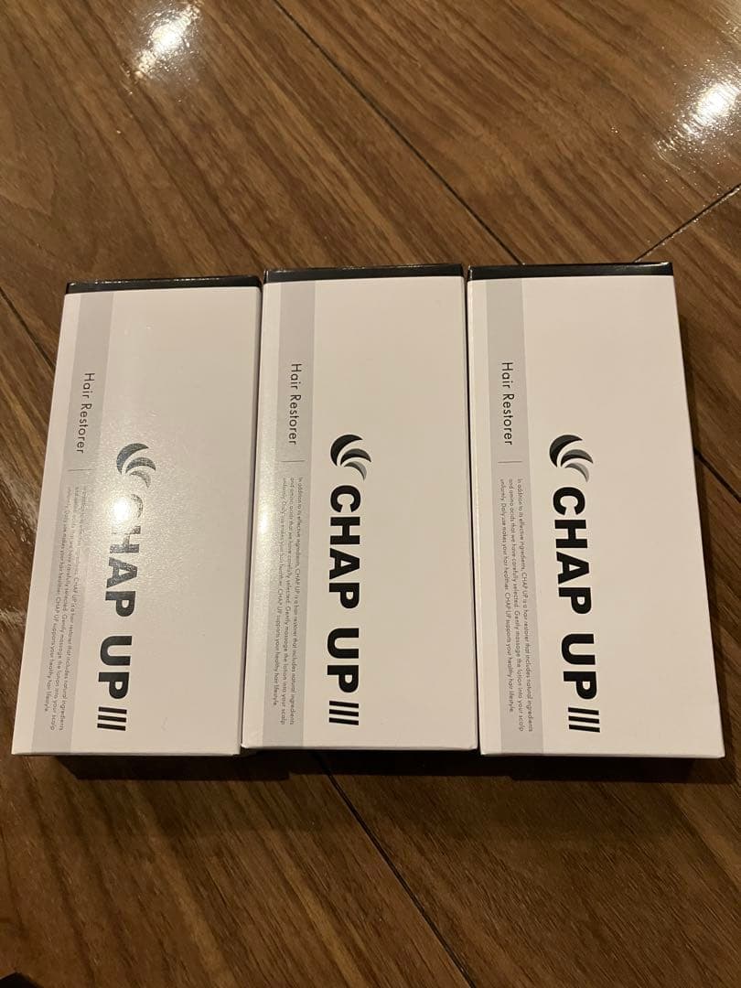 未開封品 CHAP UP チャップアップ 薬用育毛剤　120ml 3個　レフィル チャップアップ（CHAP UP） 育毛ローション 120ml レフィル (付け替え