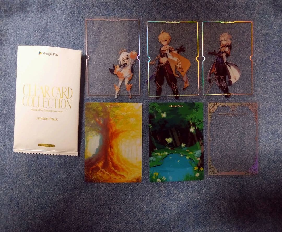 Google Play 大感謝祭 2025 原神 限定オリジナルカード - メルカリ