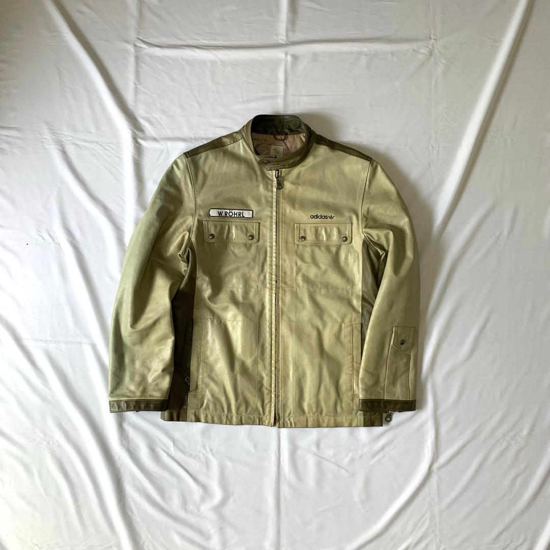00's adidas アディダス W.ROHRL レザージャケット