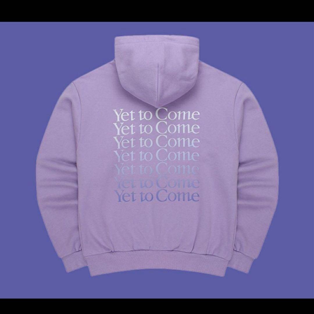 BTS 釜山コン Yet to Come ラベンダー プフード パーカー　L BTS Yet To Come Busan Hoodie – Kpop Exchange