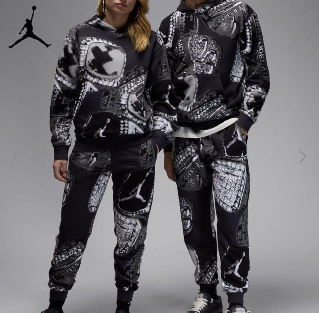 ジョーダンナイキ スウェットフリースプルオーバー パーカー & ジョガーパンツ NIKE（ナイキ） スウェット メンズ 上下 エア フリース プルオーバー