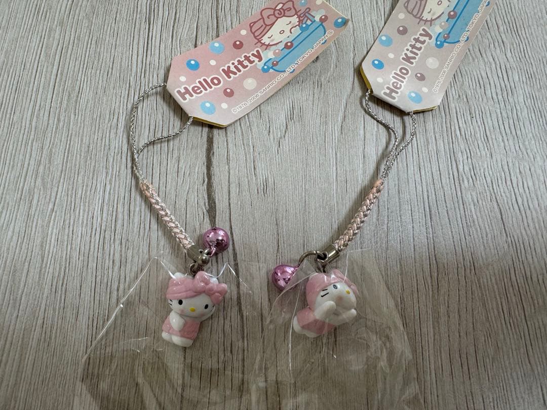 希少レア　ご当地 キティ　お風呂 Bath Time 根付け　まとめ　2個