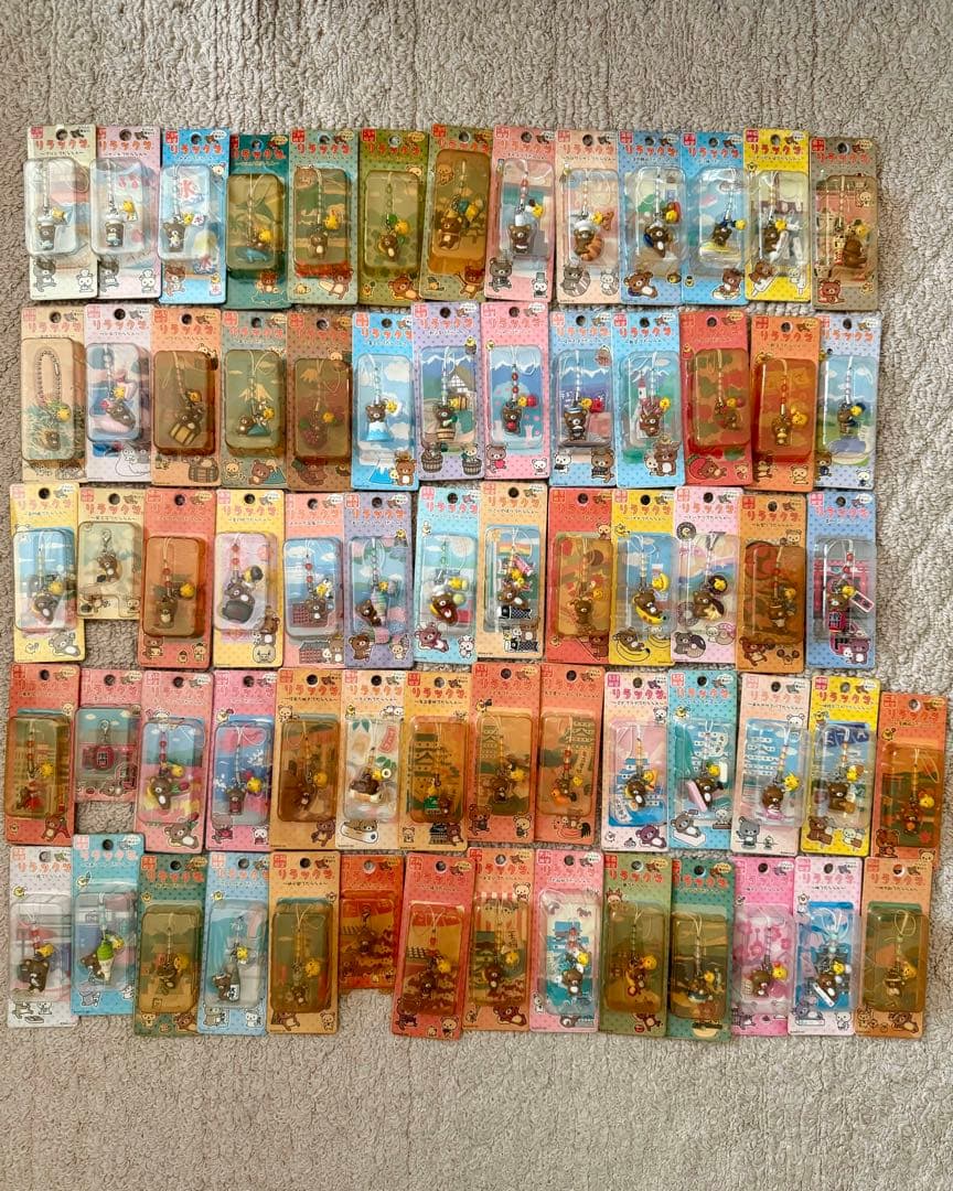 ご当地リラックマ だららん夢紀行 ストラップ マスコット まとめ売り 67点