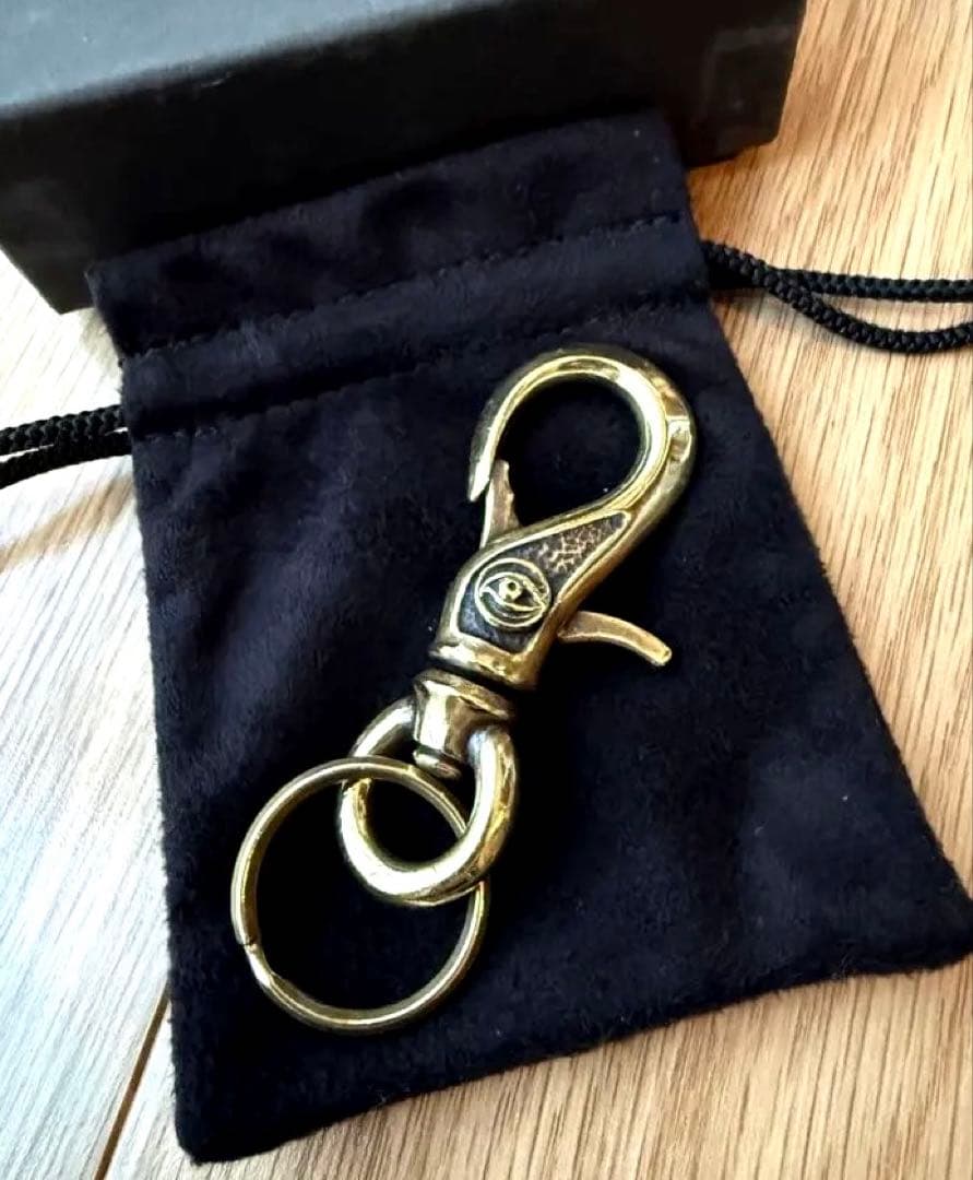 美品　BLACK SIGN × Argent Gleamキーホルダー(ブラス製) シルバーアクセサリーブランドアージェントグリーム | ArgentGleam