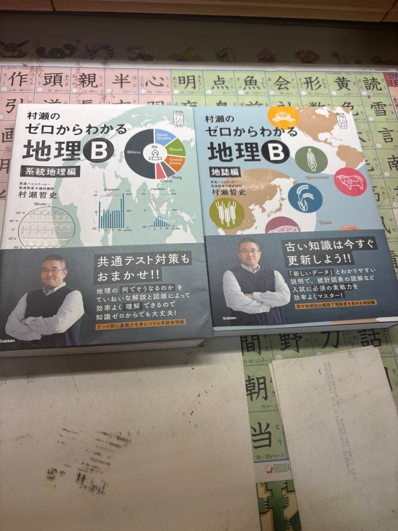 村瀬の地理B 系統地理編と地誌編　セット