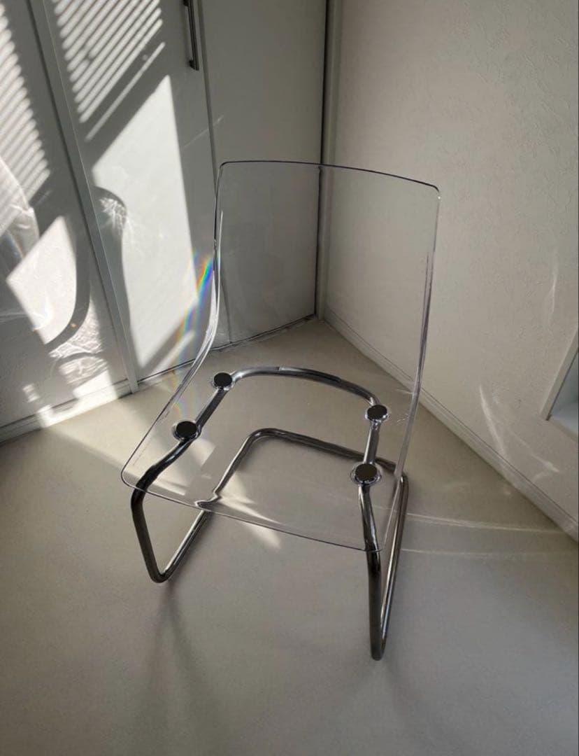 IKEA TOBIAS トービアス チェア TOBIAS トービアス チェア, 透明, クロムメッキ - IKEA