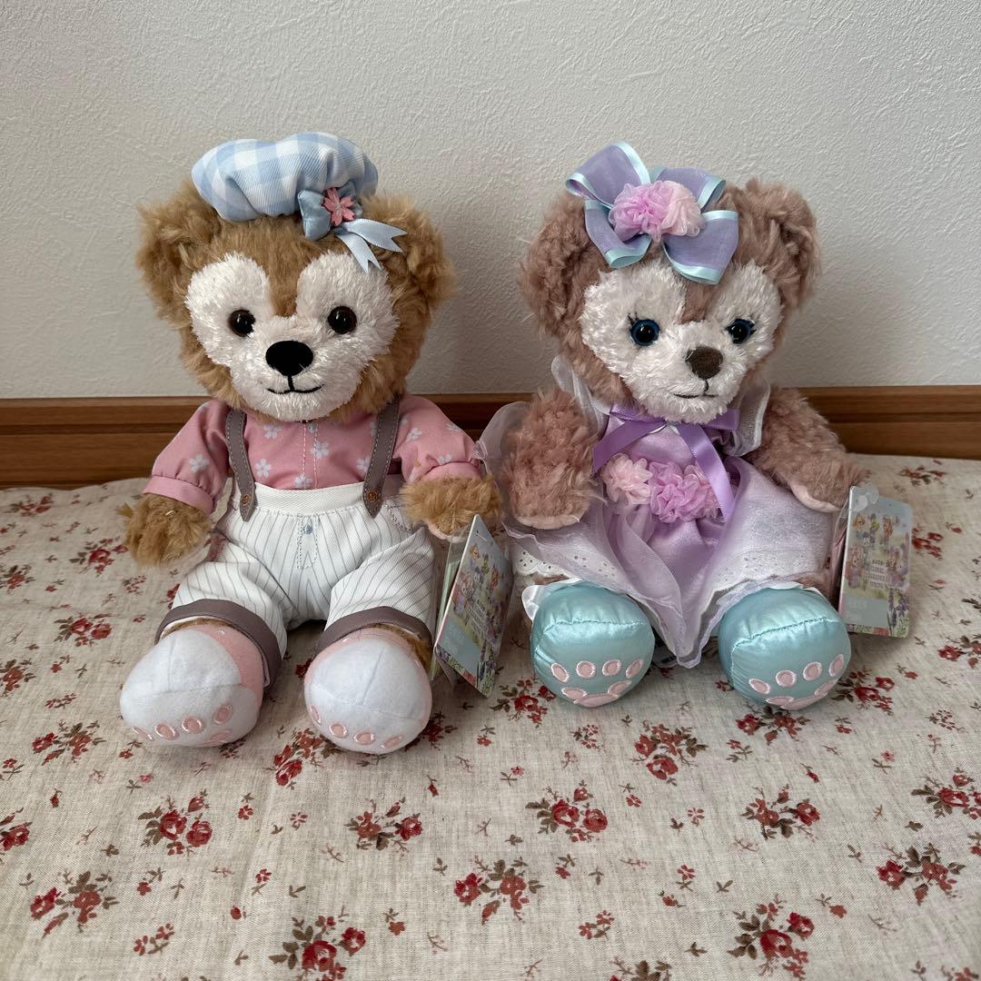 上海ディズニー❤️春日　ダッフィー＆シェリーメイ　ぬいぐるみSS 上海ディズニー 2025春日 ダッフィー&シェリーメイ キーホルダー