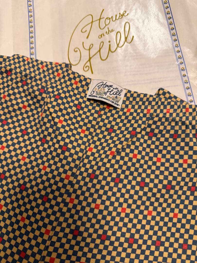 【新品】ハウスオンザヒル　パンツ　チェッカー柄